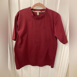 Burberry Red T-Shirt Size Small